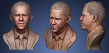 3D модель Голова Барака Обамы (STL)